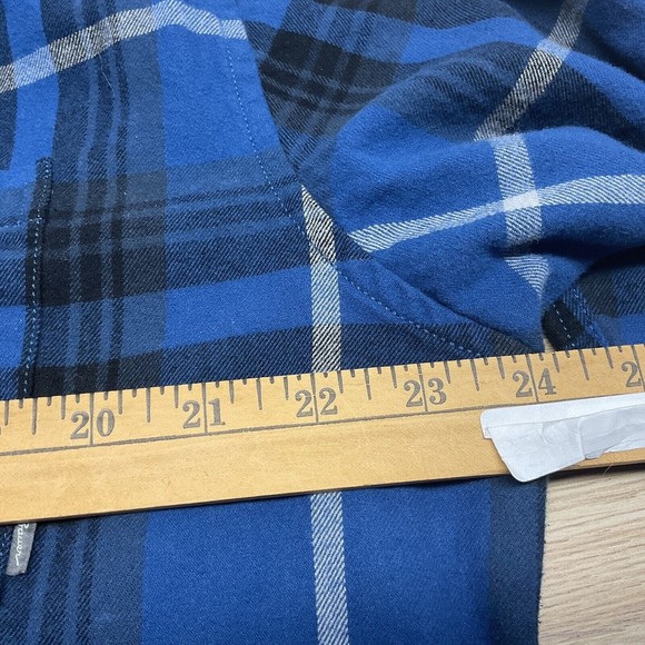 Eddie Bauer Men's Classic Fit Long Sleeve Multi Color Plaid Flannel Shirt TXL - Picture 4 of 8